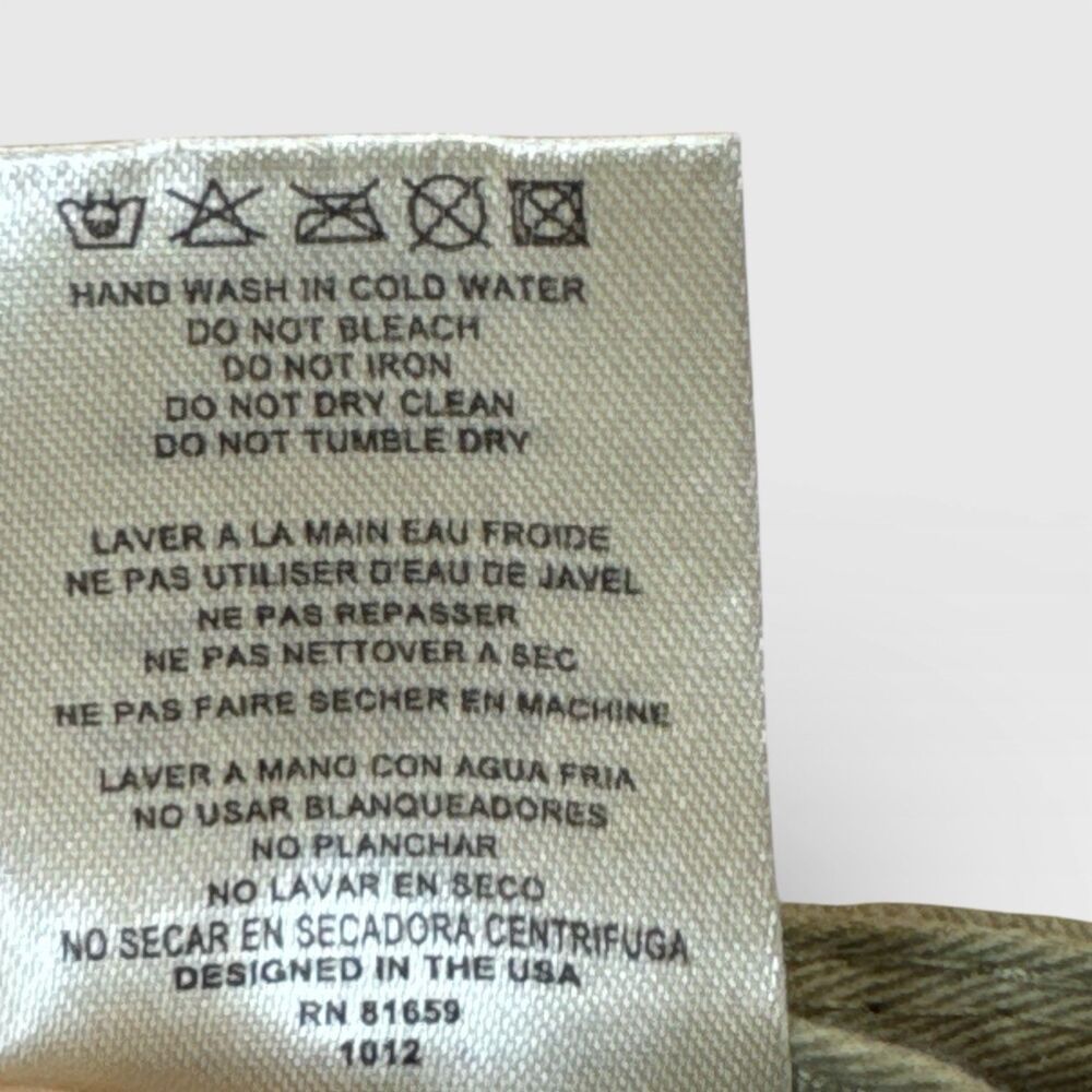Jekyll Island Georgia NWOT Olive Green Strapback Hat Adams Leather Strap Dad Cap - Picture 8 of 10